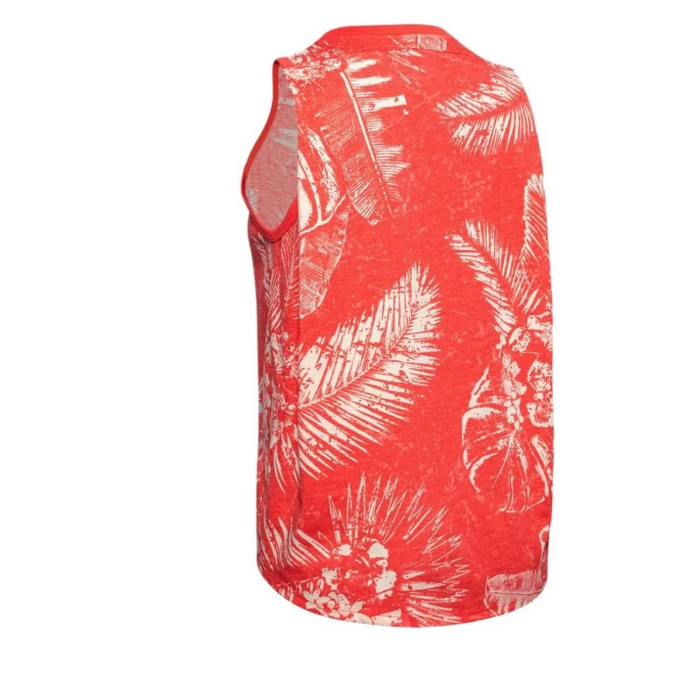 🌸SALE🌸 Under Armour Project Rock Aloha Camo Tank Red Women's Size 1359351 608 - Picture 6 of 7